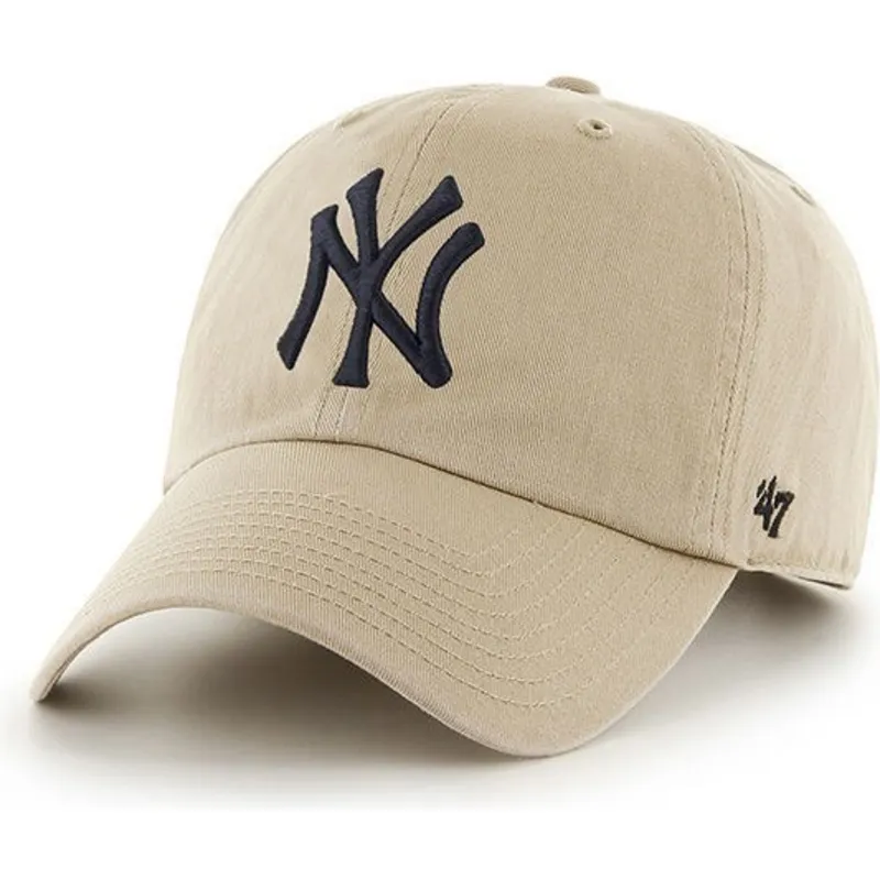 cap-zaoblena-beige-adjustable-strap-frontal-grande-new-york-yankees-mlb-47-brand