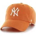 siltovka-zaoblena-oranzova-nastavitelny-new-york-yankees-mlb-47-brand