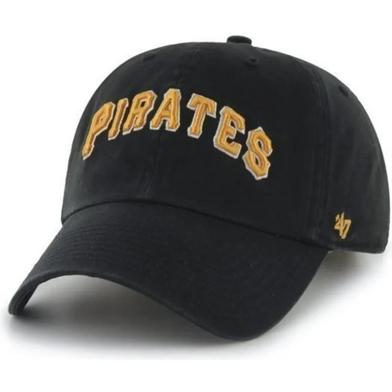 siltovka-zaoblena-cierna-nastavitelny-nombre-pittsburgh-pirates-mlb-47-brand