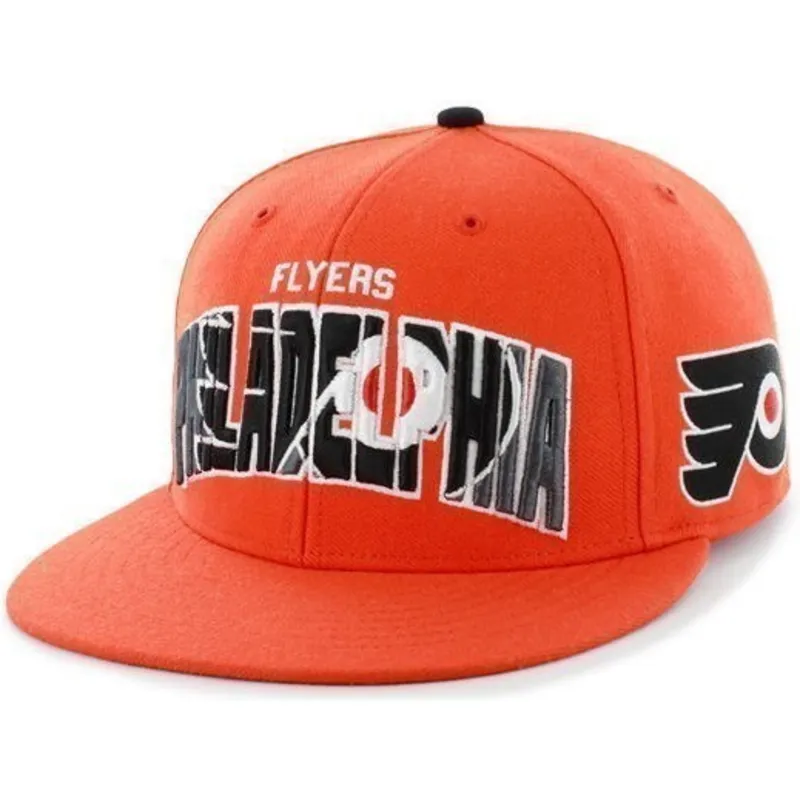 siltovka-rovna-oranzova-snapback-philadelphia-flyers-nhl-47-brand