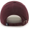 cap-zaoblena-red-adjustable-strap-granate-new-york-yankees-mlb-47-brand