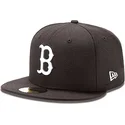 schwarze-flache-angepasste-59fifty-essential-kappe-der-boston-red-sox-mlb-von-new-era