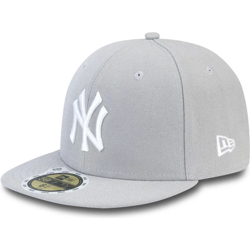 siltovka-rovna-siva-upravena-pre-deti-59fifty-essential-new-york-yankees-mlb-new-era