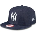 siltovka-rovna-tmavomodra-snapback-9fifty-essential-denim-new-york-yankees-mlb-new-era