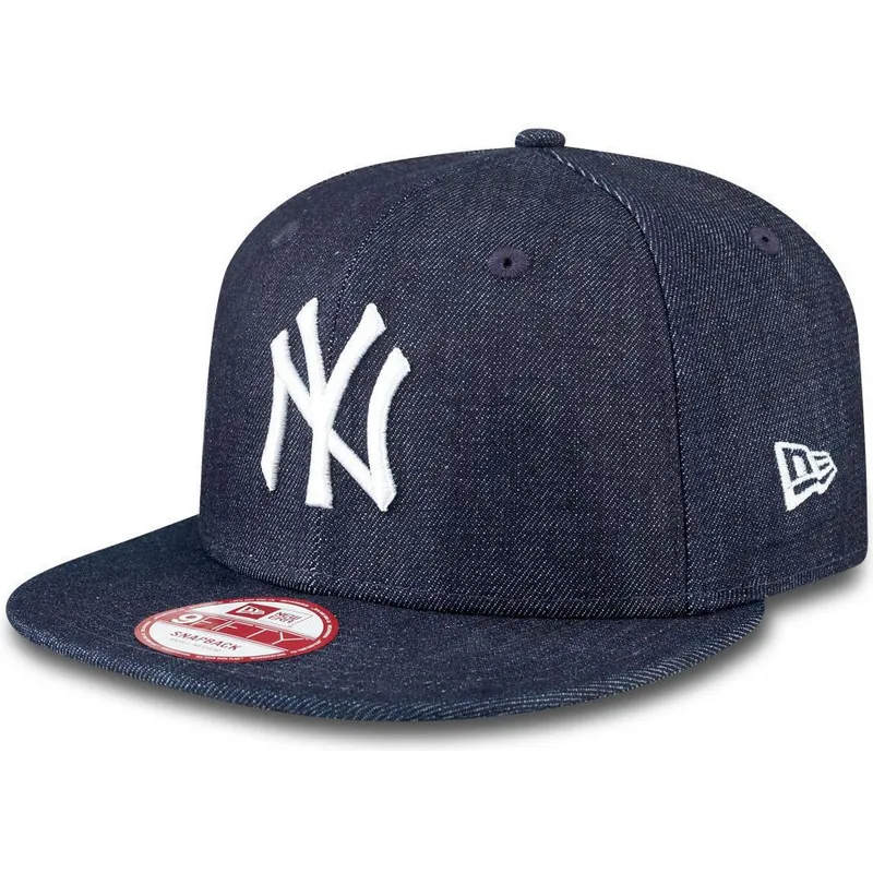siltovka-rovna-tmavomodra-snapback-9fifty-essential-denim-new-york-yankees-mlb-new-era
