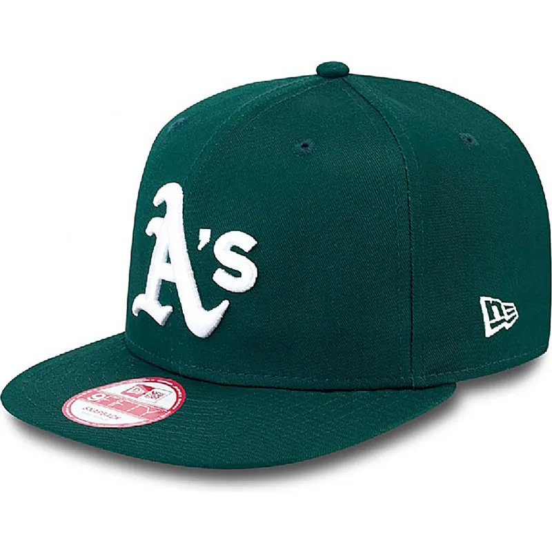 siltovka-rovna-cierna-snapback-9fifty-essential-oakland-athletics-mlb-new-era