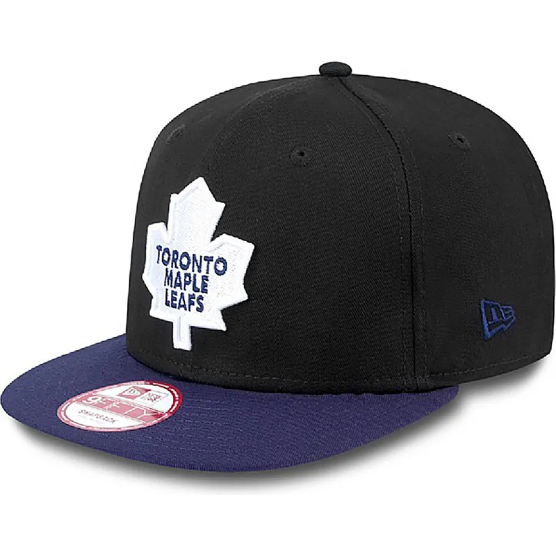 siltovka-rovna-cierna-snapback-9fifty-cotton-block-toronto-maple-leafs-nhl-new-era