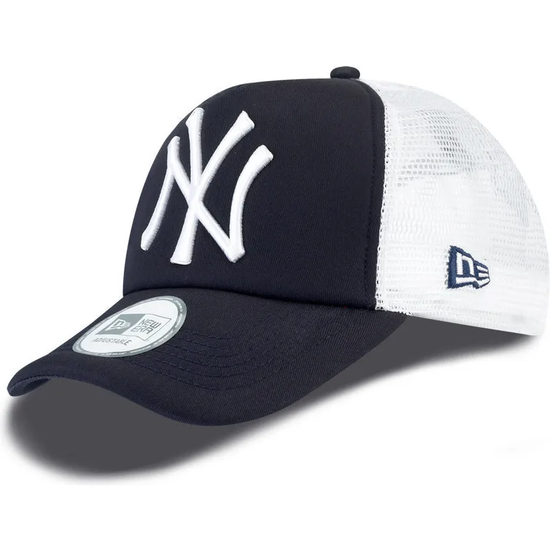 siltovka-zaoblena-tmavomodra-snapback-clean-a-frame-new-york-yankees-mlb-new-era