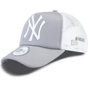 siltovka-zaoblena-siva-snapback-clean-a-frame-new-york-yankees-mlb-new-era
